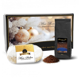 Dresdner Christstollen ® 500g in Stollenkarton mit Stollentee