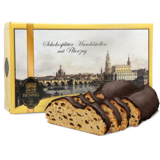 1000g Edler Schoko-Mandelstollen in Geschenkkarton