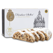 500g Original Dresdner Christstollen ® in Geschenkdose "Frauenkirche"