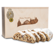 750g Original Dresdner Christstollen ® in Holzkiste