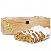 Dresdner Christstollen ®, 1000g in in Holzkiste