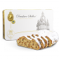 500g Original Dresdner Christstollen ® in Geschenkdose "Frauenkirche" - Frontansicht der Geschenkedose