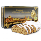 500g Original Dresdner Christstollen ® in Geschenkdose "Premium" - Frontansicht der Geschenkedose