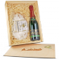 Geschenkbox bestehend aus Original Dresdner Christstollen und Rotkäppchen Sekt