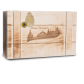750g Christstollen in Premium Holztruhe - Holztruhe