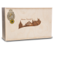 2000g Original Dresdner Christstollen in Premium Holztruhe - Holztruhe