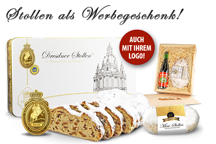 Dresdner Stollen für Firmen